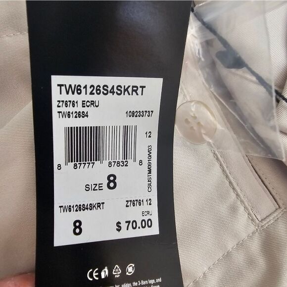 NWT Adidas skirt with built in shorts sz 8 and total length is 18" - Picture 5 of 5